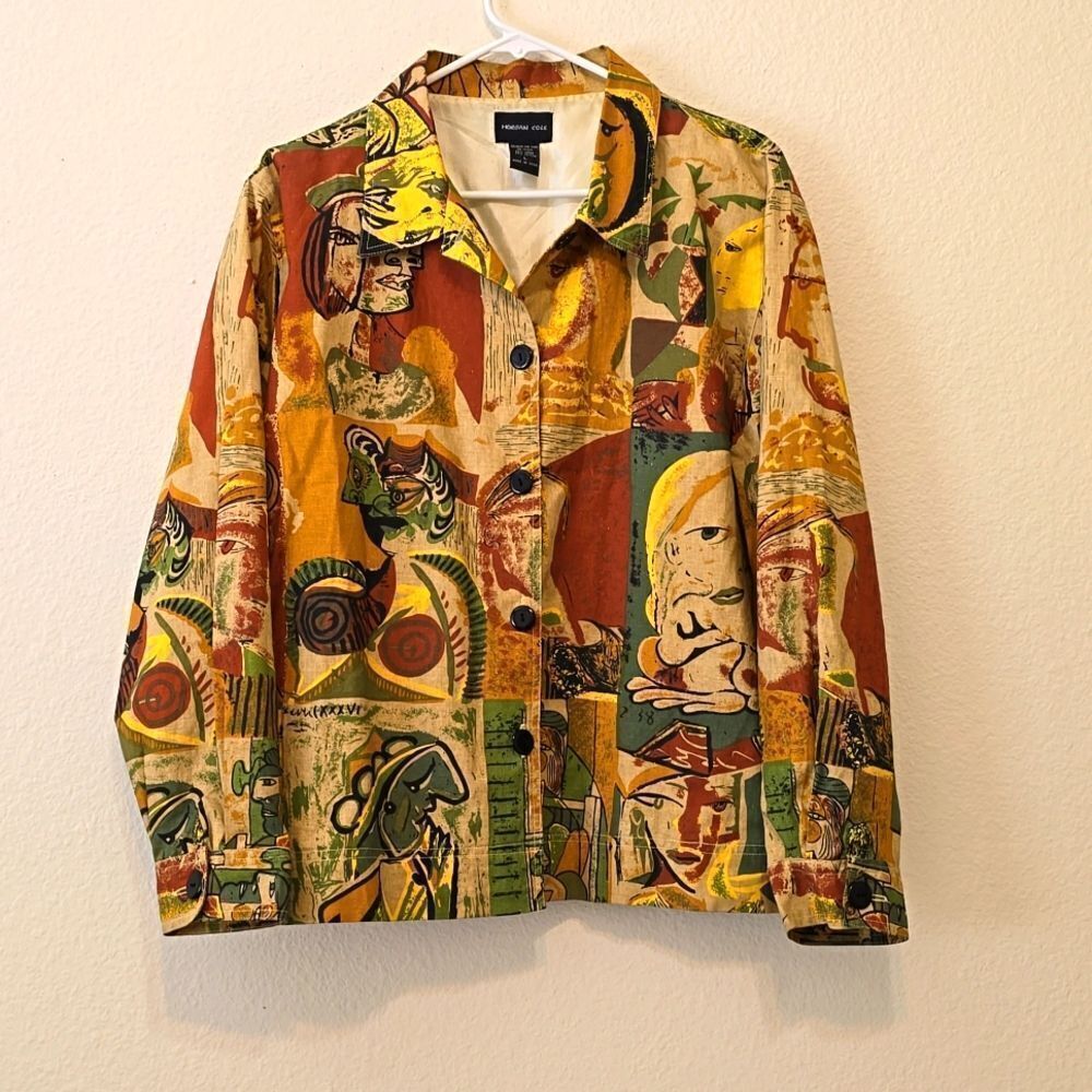 vintage morgan cole picasso jacket large